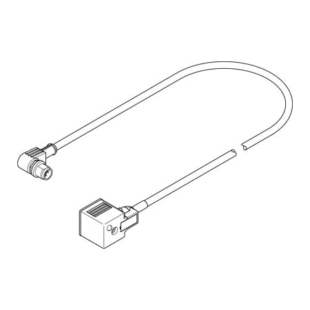 Connecting Cable NEBV-A1W3-K-0.3-N-M12W3